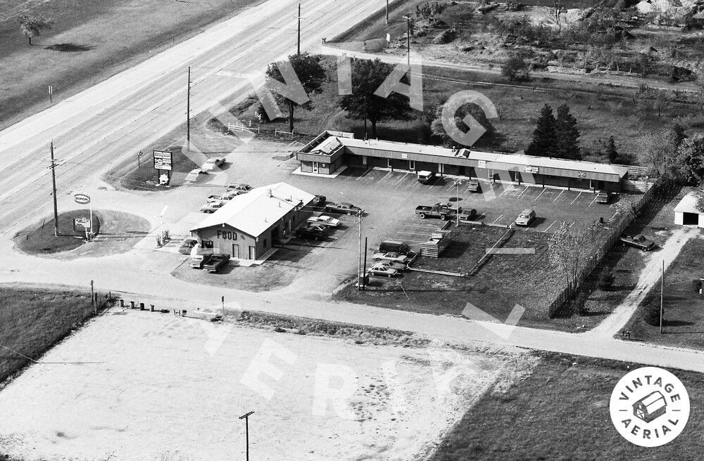 Dixie Manor Motel - 1983 Aerial (newer photo)